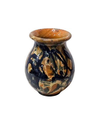 Vallauris 
Petit vase en terre cuite ver...