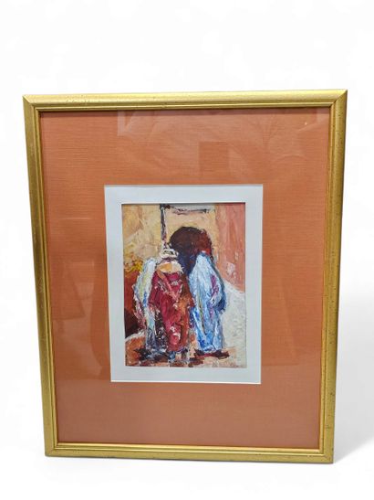 Travail d'afrique du nord
Deux gouaches sur...