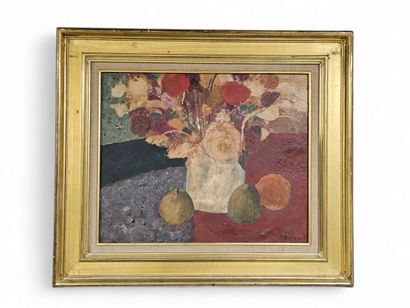 Bertrand Xxème siecle
Still life with a pot...