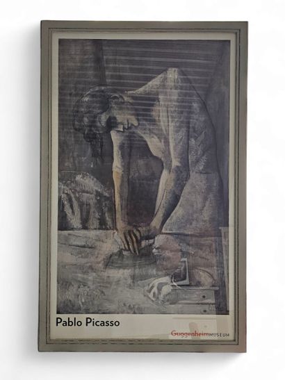 THREE FRAMED POSTERS 
including modigliani,...