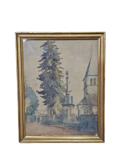 Ensemble de tableaux œuvres d'amateurs, repros...
