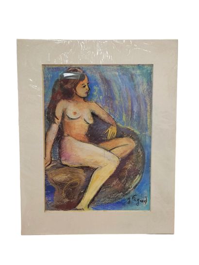 FAGARD
Sitting in the armchair
Pastel on...
