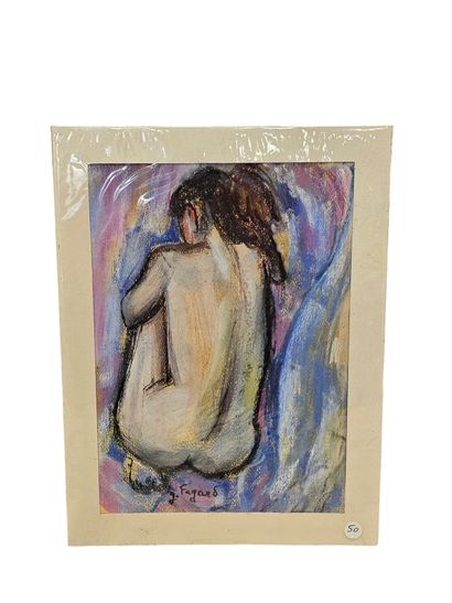 FAGARD
Seated nude back
Sabrina back
Pastel...