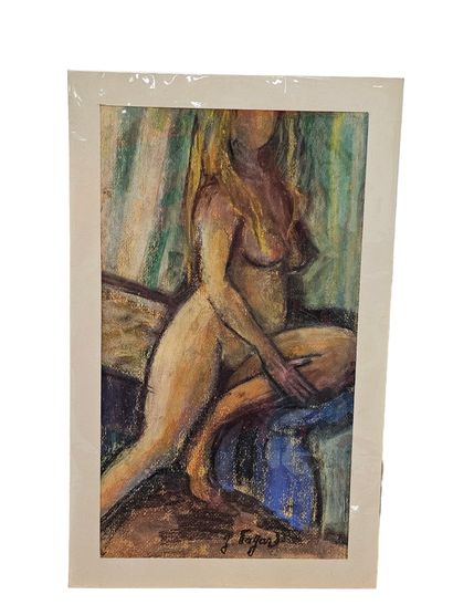 FAGARD
Semi-grouped pose
Pastel on paper...