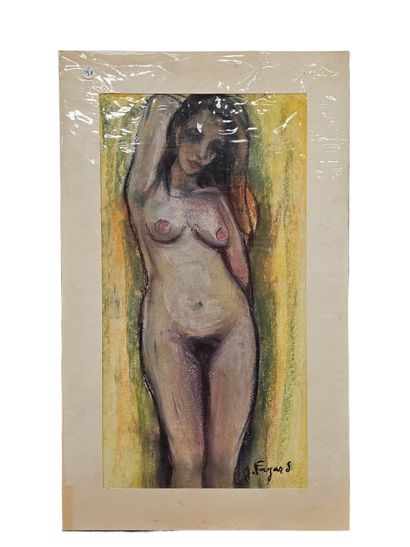 FAGARD
Muriel at the pose 
Pastel on paper...