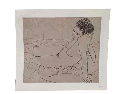 FAGARD
Reclining Nude
Felt-tip pen drawing...