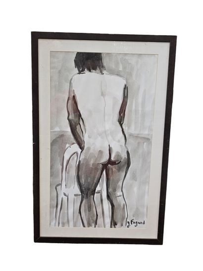 FAGARD
Louis, man from behind
Ink on paper,...