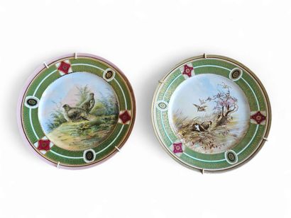 AUSTRIA 20th century
Pair of porcelain plates...