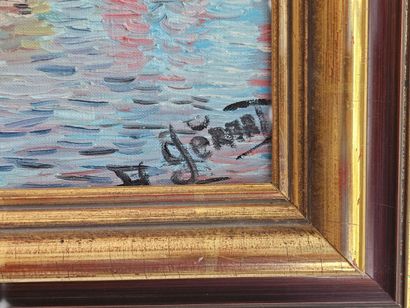 GERRAD (20th century)
Framed oil on canvas
