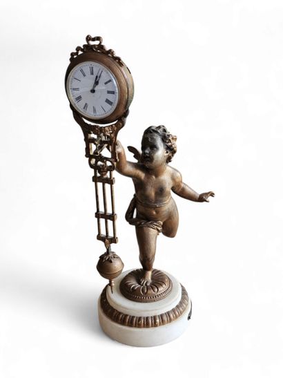 Gilded patina REGULE on base accompanied...