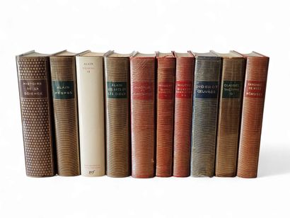 PLEIADES Set of ten volumes including: Alain,les...