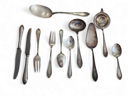 SWISS WORK XIXth century 
Part of a Louis...