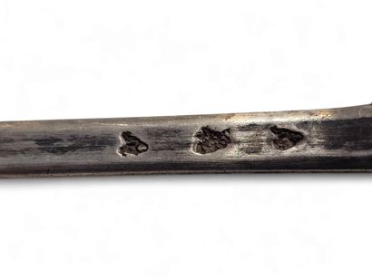 XVIIIth century WORK
950° silver ragout spoon...