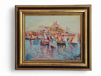 GERRAD (20th century)
Framed oil on canvas
