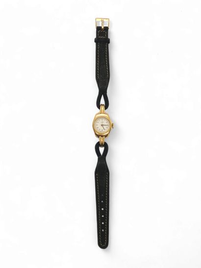 LIP
Ladies' wristwatch, gilt metal tonneau...