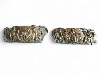 Pair of elements | 19th century
Bronze with...