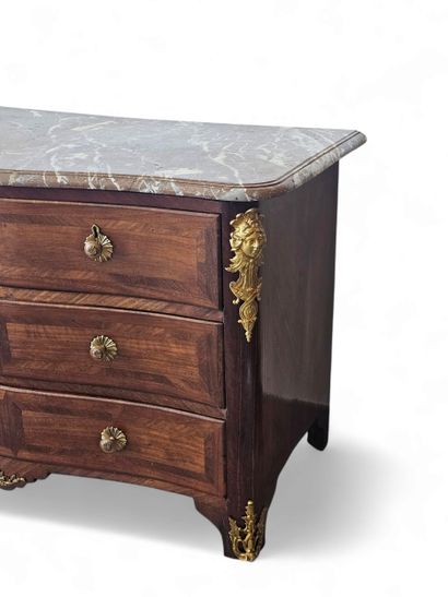 FRENCH WORK 18th century
Regency period curved-front...