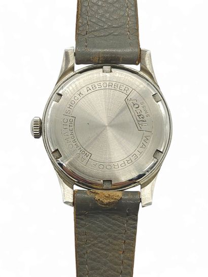 TISSOT AUTOMATIC
Wristwatch, round silver-plated...