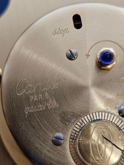 CARTIER Santos model 
Travel alarm clock...