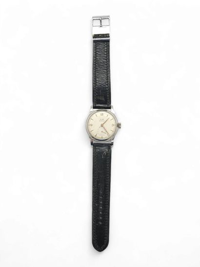 LIP Elgiloy
Wristwatch, round silver-plated...