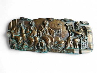 Pair of elements | 19th century
Bronze with...