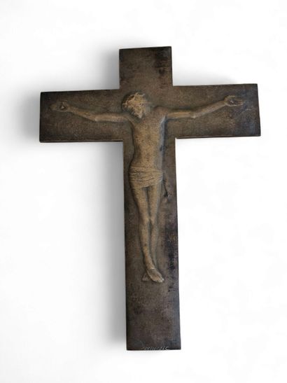 Ovide YENCESSE (1869-1947)
Crucifix
Bronze...