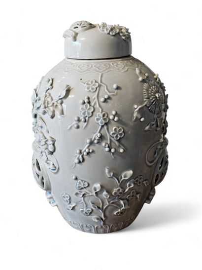 ASIAN WORK | XIXth/XXth century Two covered...