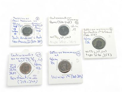 ROMAN EMPIRE 
Ten coins (Maiorina, half Maiorina,...