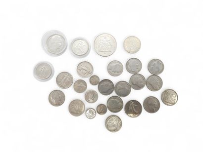 Silver coin set 
One 50 Francs 1978
One 100...