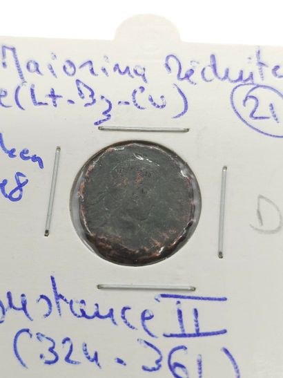 ROMAN EMPIRE
Reunion of nine coins including...
