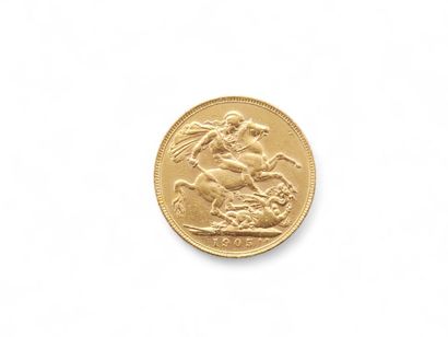CURRENCY 
SOUVERAIN Edouard VII gold 1905
Weight...