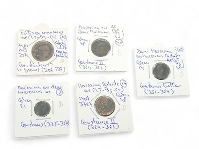 ROMAN EMPIRE
Reunion of Ten Coins (Maiorina,...