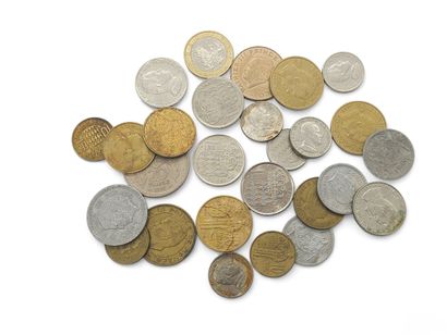 SET OF 27 MONACO COINS