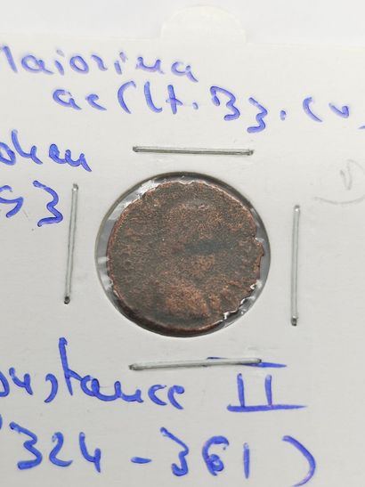 ROMAN EMPIRE
Reunion of nine coins including...