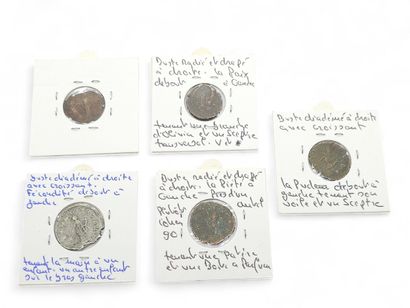 ROMAN EMPIRE
Five Antoninian Salonine (268)
Five...