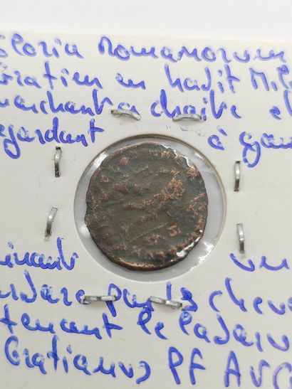 ROMAN EMPIRE
Reunion of seven coins including...
