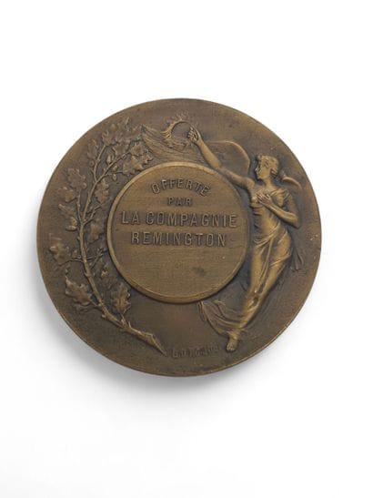 Bronze MEDAL offered by the Remington Company,...