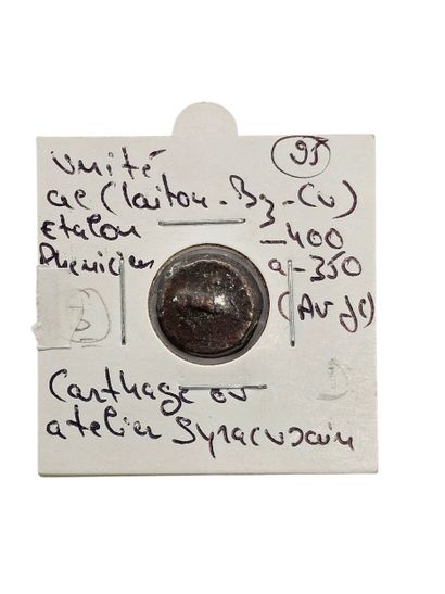 Phoenician bronze ETALON (Carthage or Syracuse)
Head...
