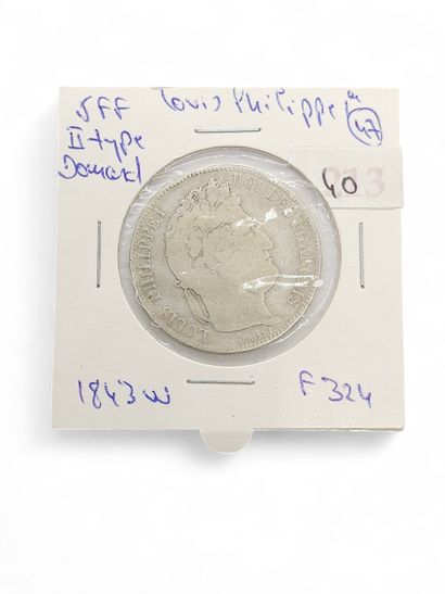 FRANCE LOUIS PHILIPPE (1830-1848)
5 franc...