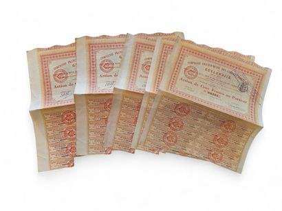 SET of bearer bonds, Russian shares, PANAMA...