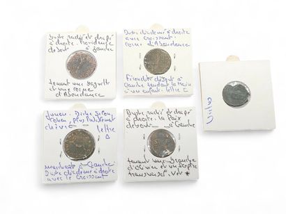 ROMAN EMPIRE
Six Antoninian Salonine (268)
Four...