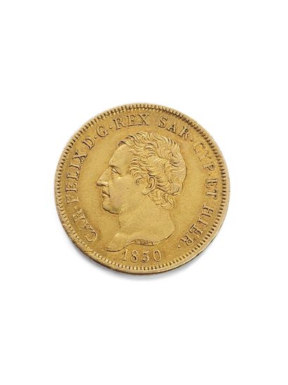 CURRENCY 
ITALY Savoy-Sardinia, Charles-Felix...