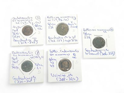 ROMAN EMPIRE
Reunion of Ten Coins (Maiorina,...