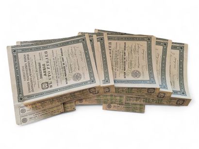 SET of bearer bonds, Russian shares, PANAMA...
