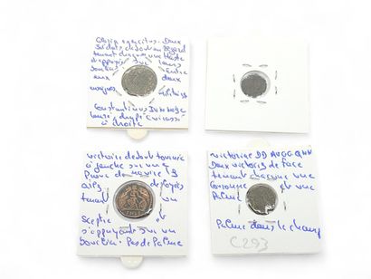 ROMAN EMPIRE
Reunion of nine coins including...
