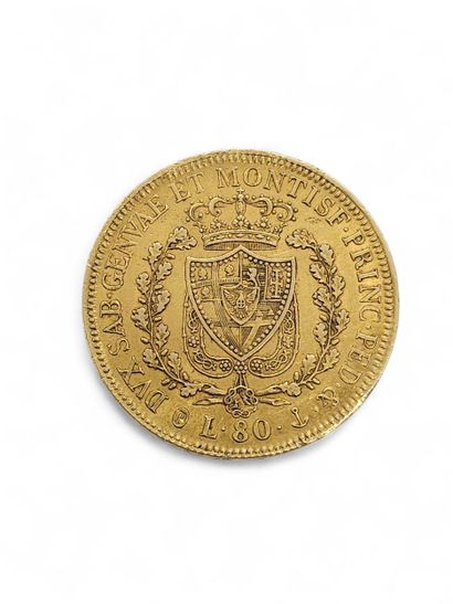CURRENCY 
ITALY Savoy-Sardinia, Charles-Felix...