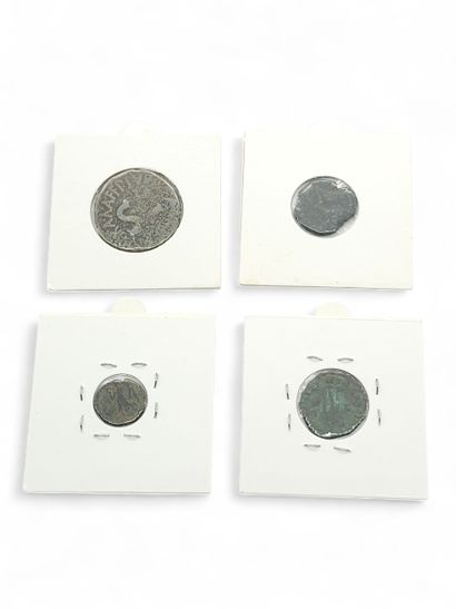 ROMAN EMPIRE
Reunion of nine coins including...