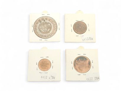TURKEY - EGYPT
Reunion of four coins including...