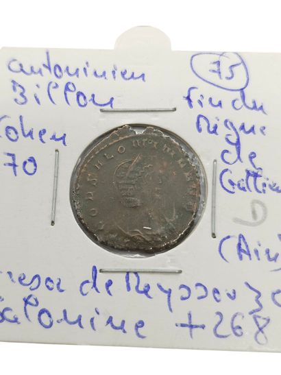 ROMAN EMPIRE
Six Antoninian Salonine (268)
Four...