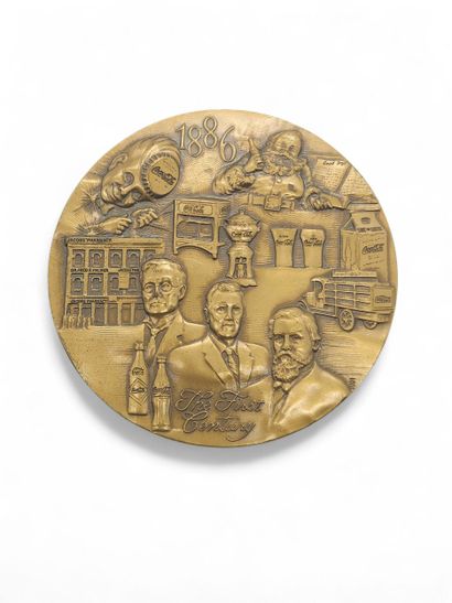 IMPORTANT COMMEMORATIVE MEDAL in bronze to...